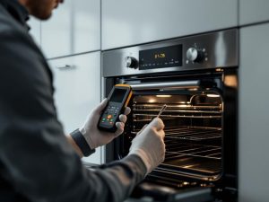 Funcionamiento y revisión segura del termostato del horno